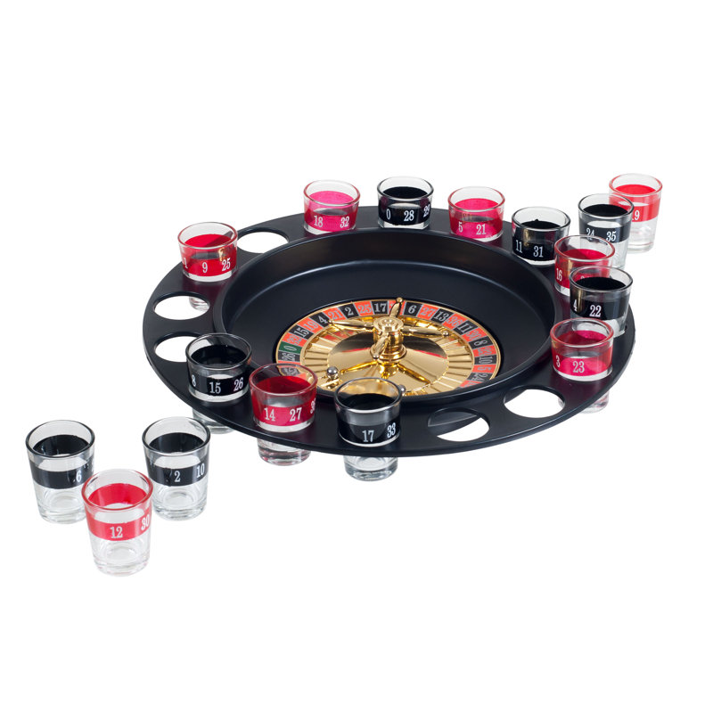 Trademark Games Shot Roulette Casino Drinking Game & Reviews Wayfair
